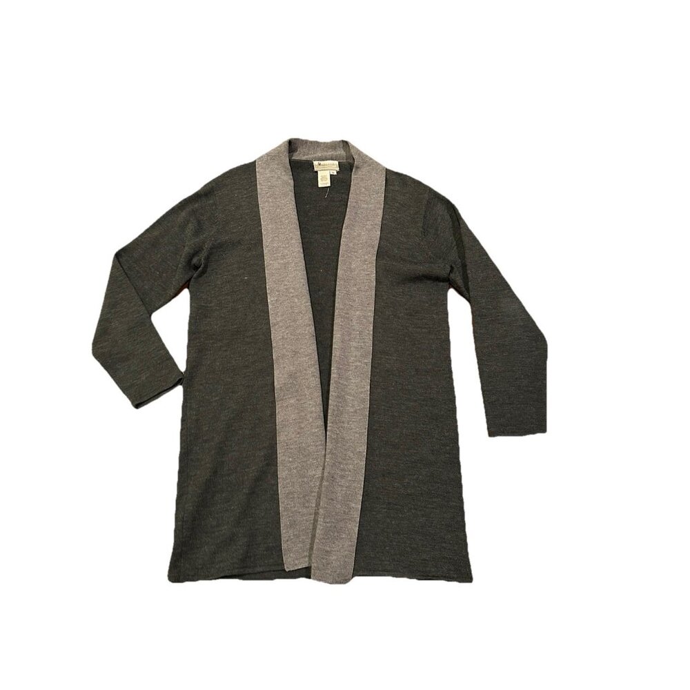 ColdWater Creek Women's Med Wool Blend Cardigan Sweater Open Front